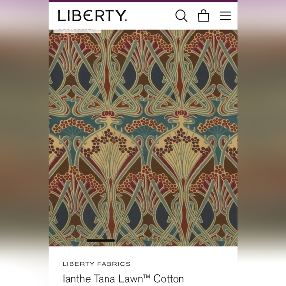 Vintage Liberty Print Dress (Lanthe), Voir by Sanyo, EUC - Picture 12 of 12